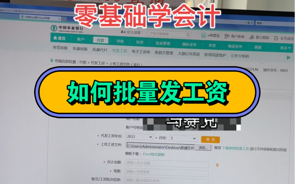 如何批量发工资哔哩哔哩bilibili