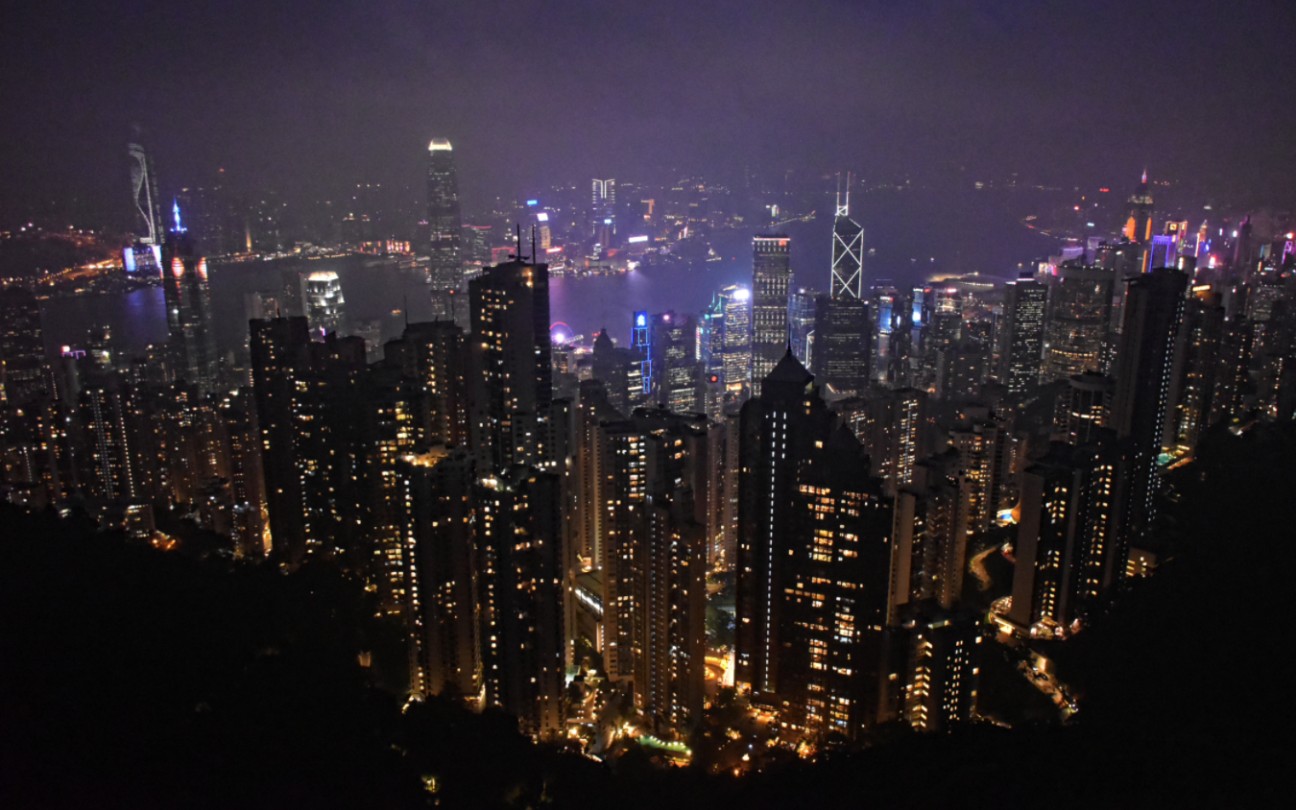 香港夜景图片 真实图片