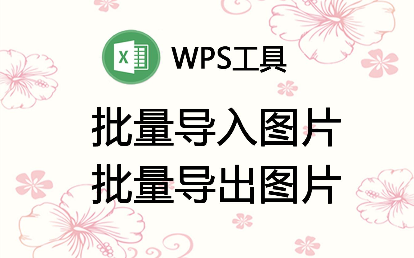 在WPS中批量导入图片或者导出图片哔哩哔哩bilibili