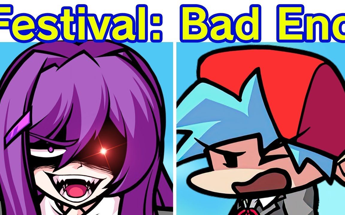 [图]Friday Night Funkin' Festival BAD ENDING (Doki Doki Bad Ending Triple Trouble Re