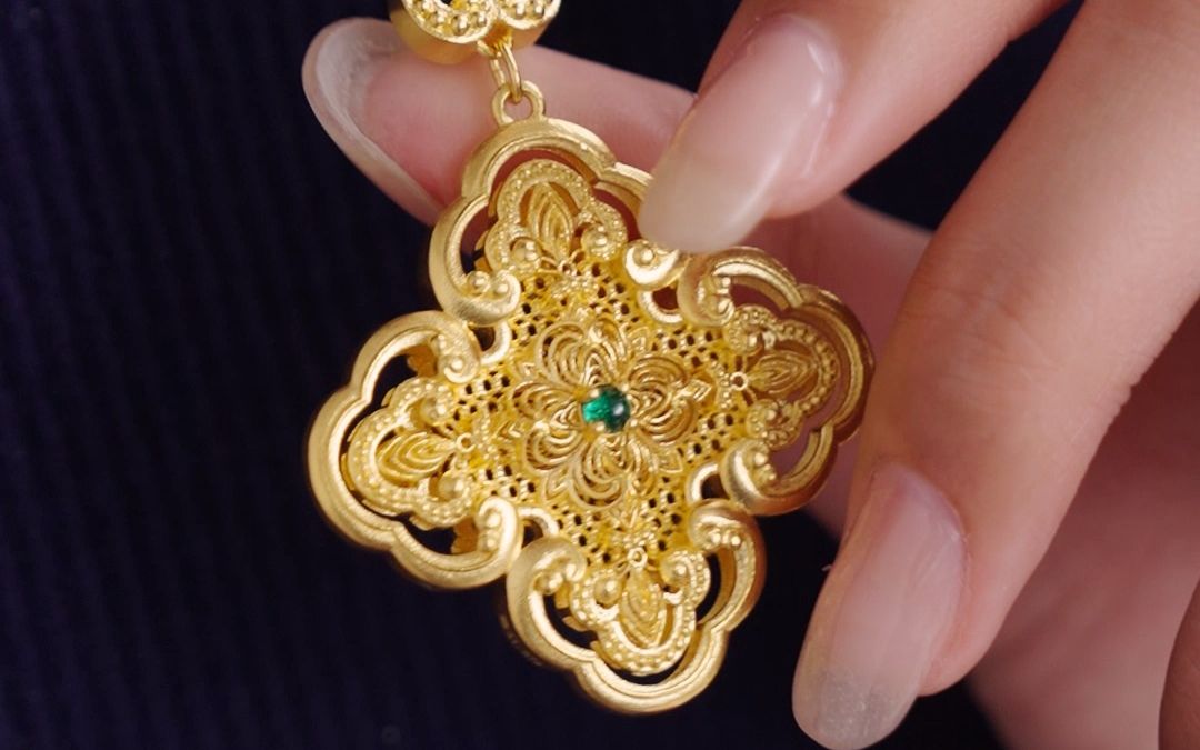 梦金园祈祥古法 吉兆系列,一件富含艺术气息的传世"金"品.