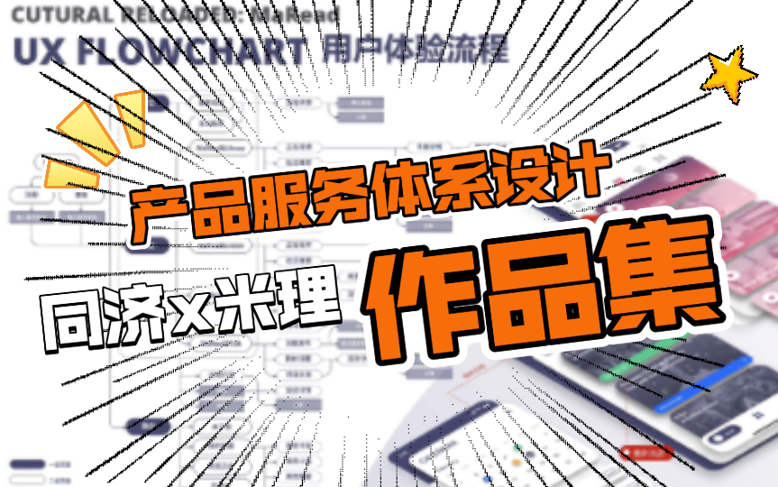 【产品服务体系设计】沉浸式观看双硕士学姐的作品集是啥样哔哩哔哩bilibili