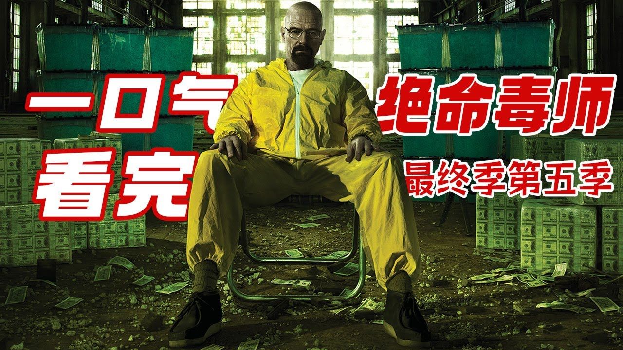 一口气看完《绝命毒师》第五季,世纪神剧大结局,老粉看哭,路人看懵