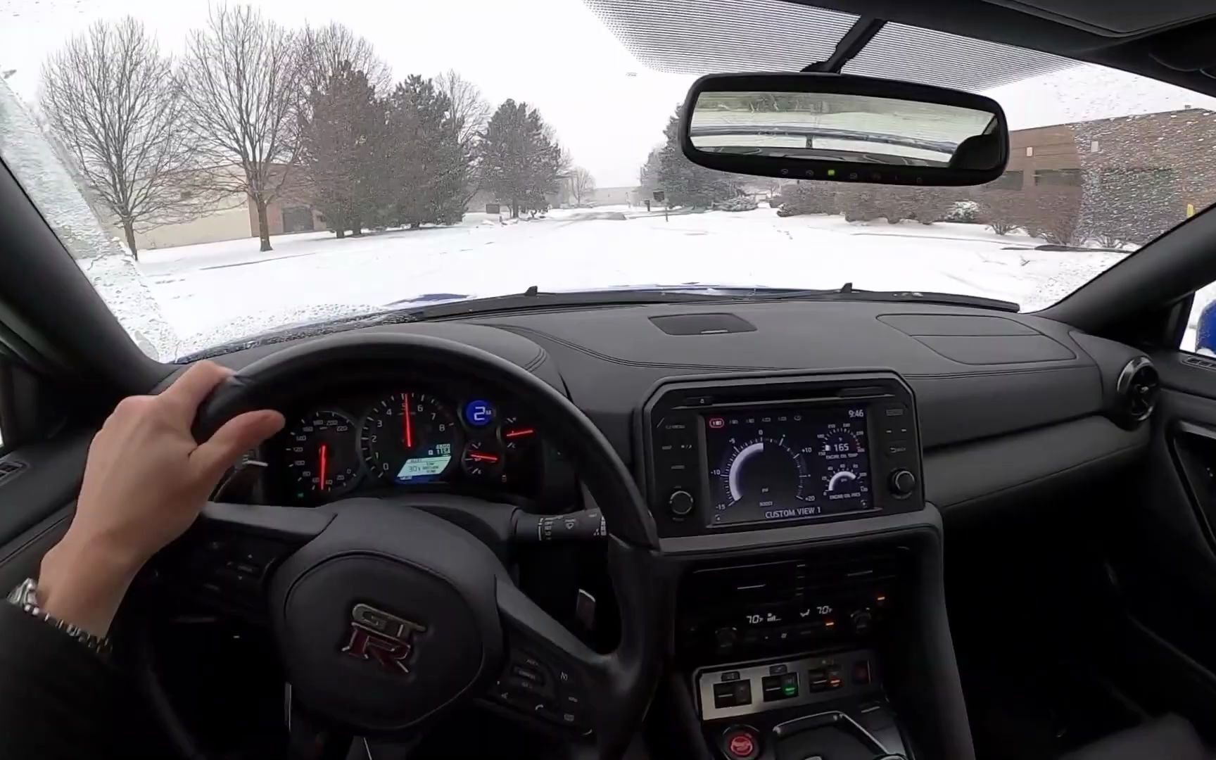2021nissangtrpremium第一视角雪地测试尼桑gtr生肉