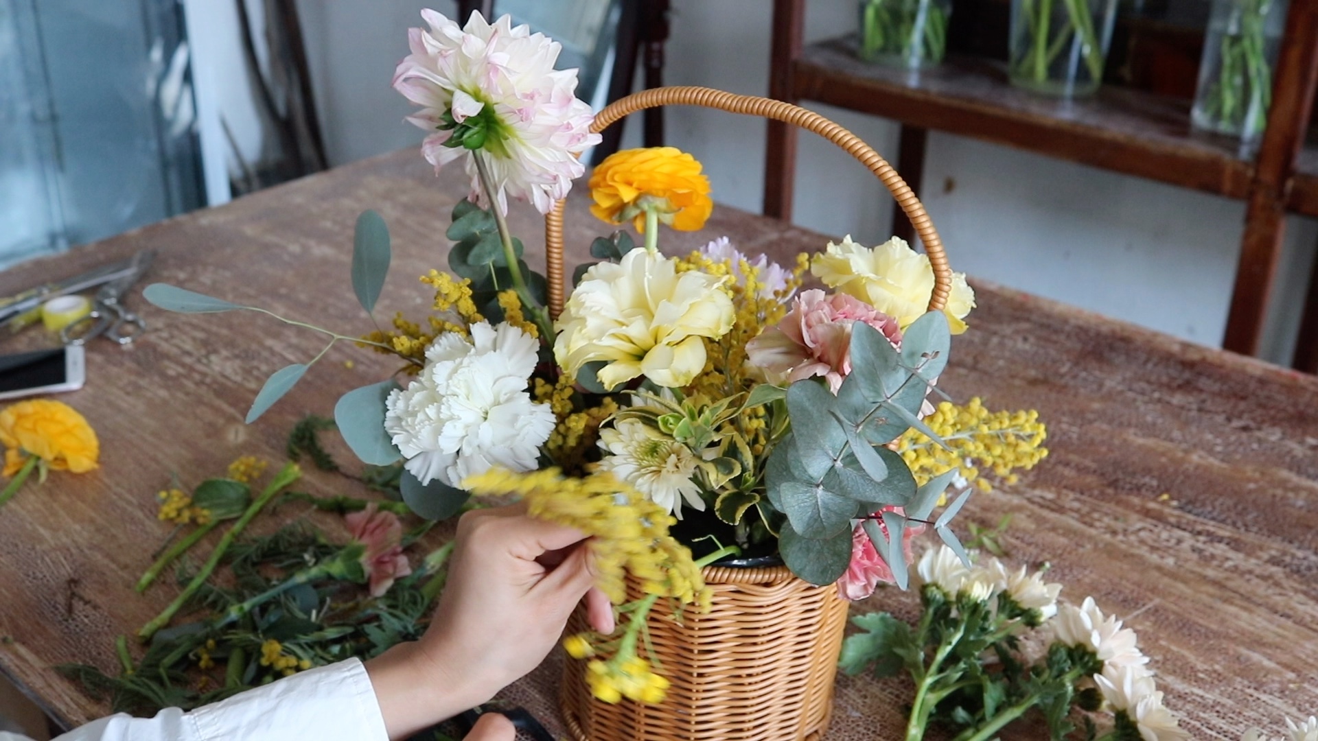 春有约,花不误,年年岁岁总相随|花艺培训|花艺教程|花篮|花店|花店日常|宁波花店哔哩哔哩bilibili