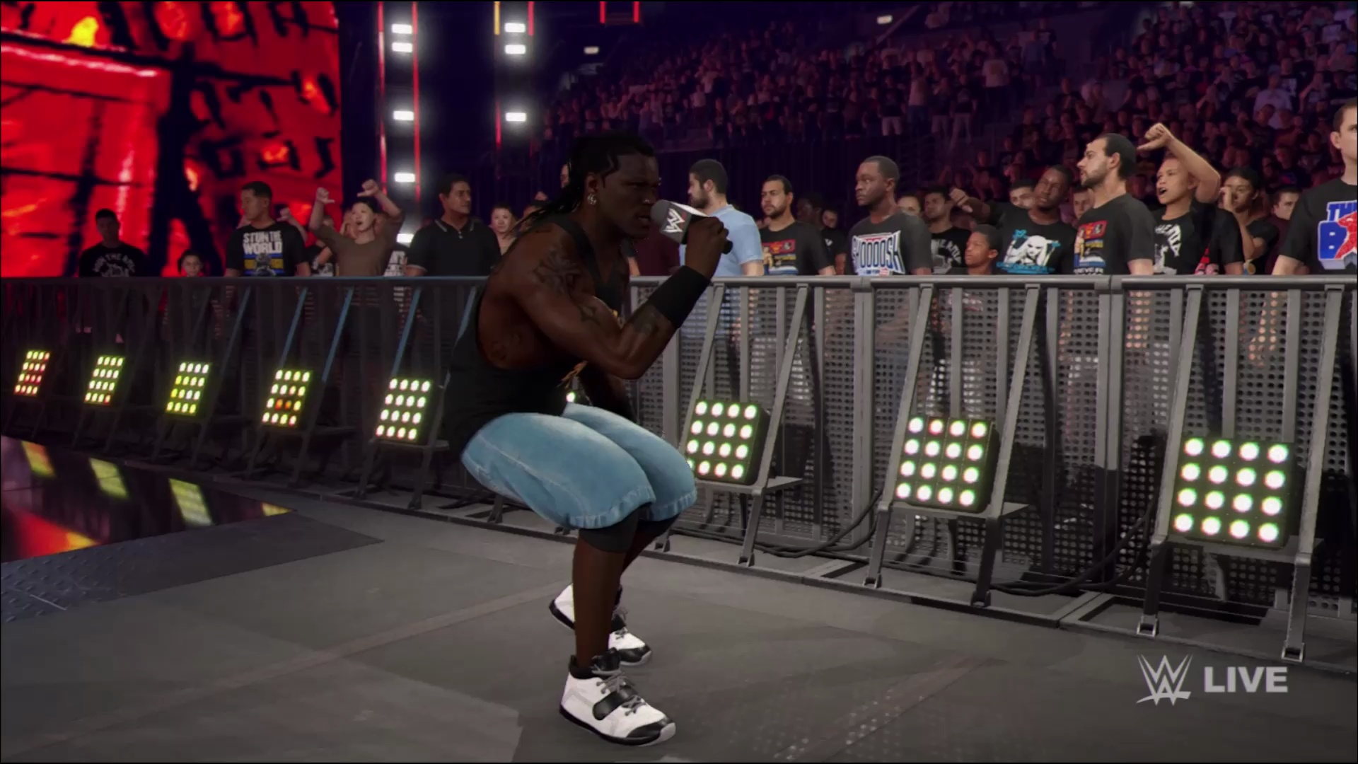 wwe2k24系列 双打冠军赛 米兹 二柱子vs达米安 芬巴洛尔