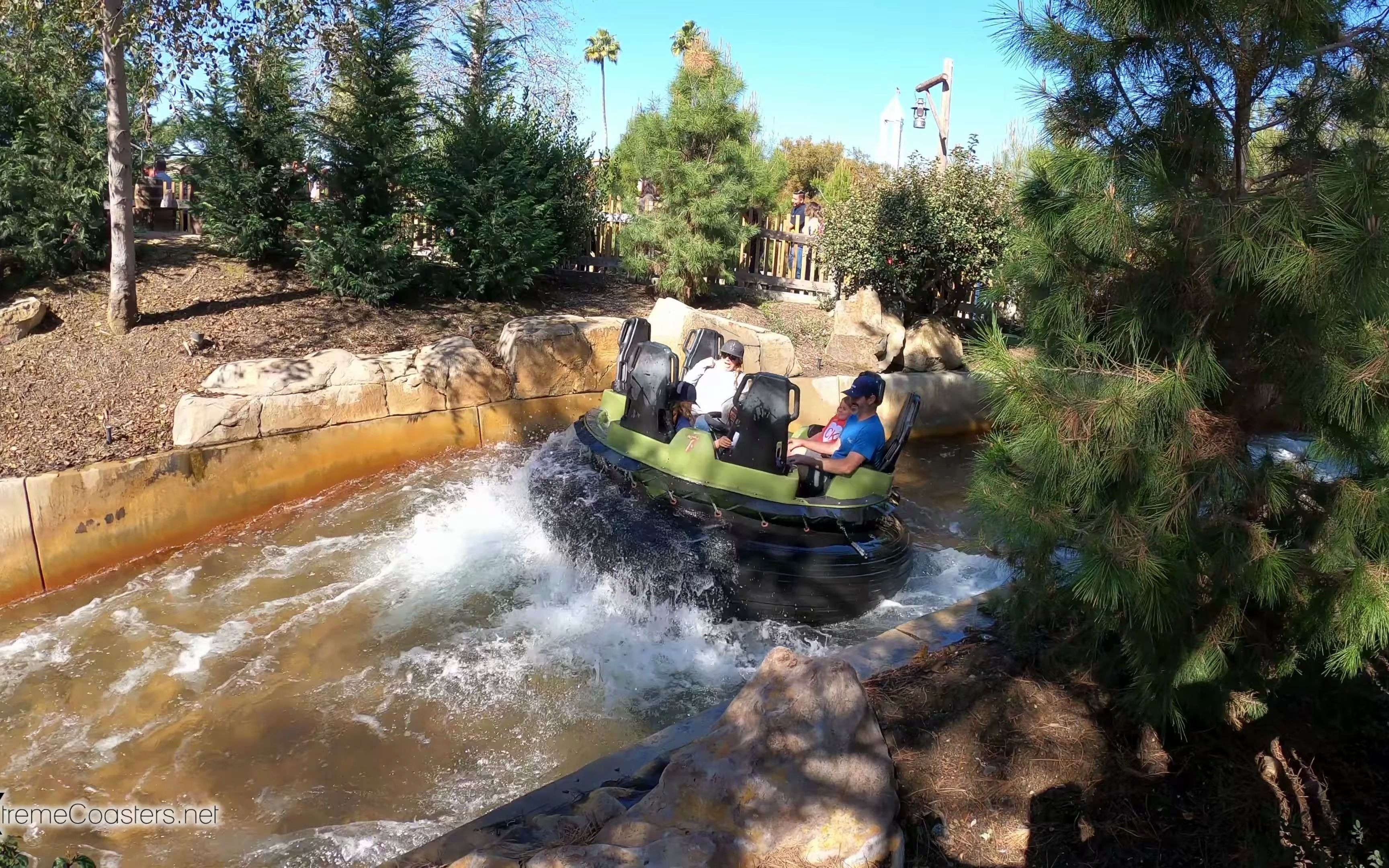 【4k60帧】第一视角:白水河疾行(calico river rapids)|美国诺氏百乐