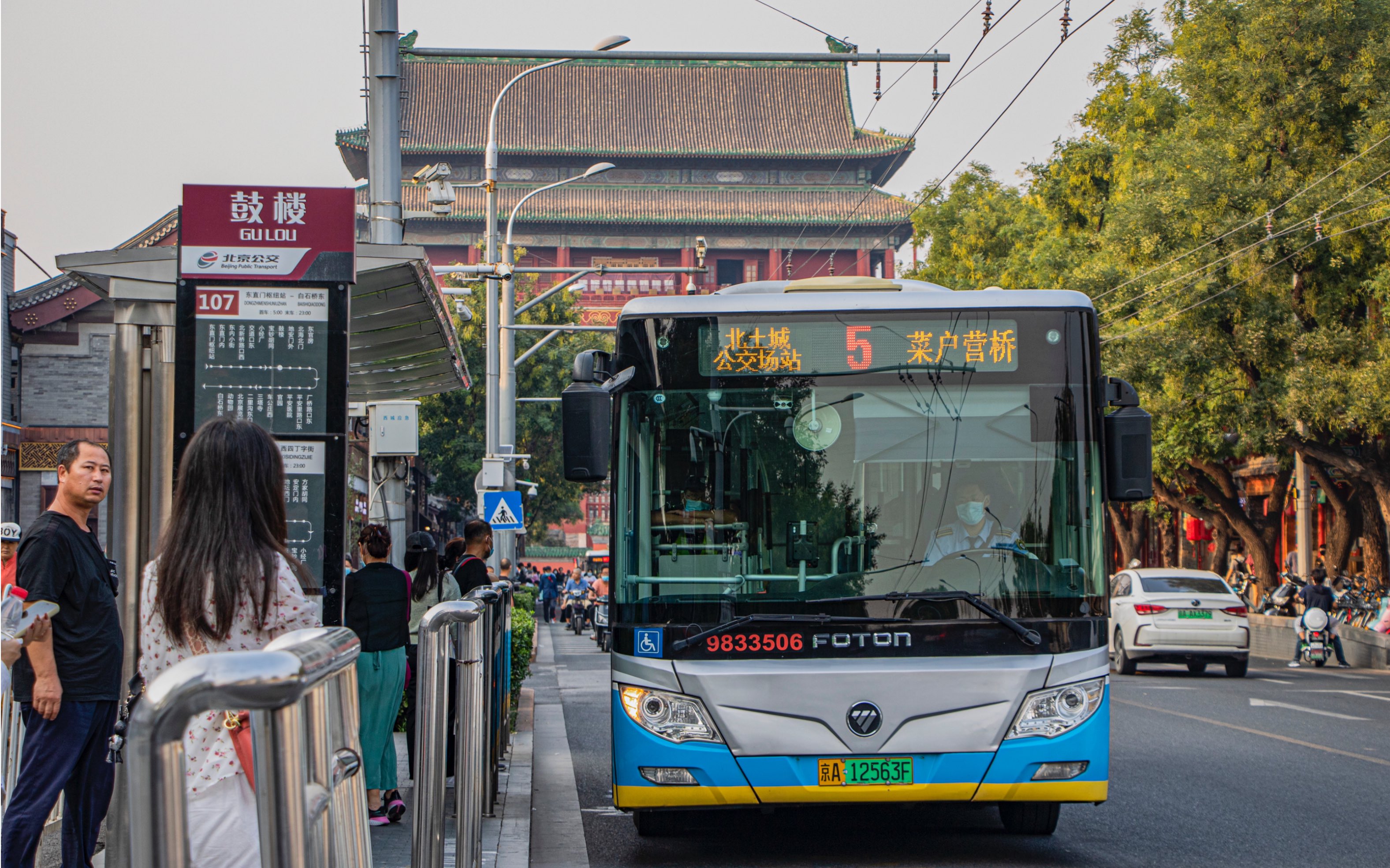 北京公交五路线路图图片