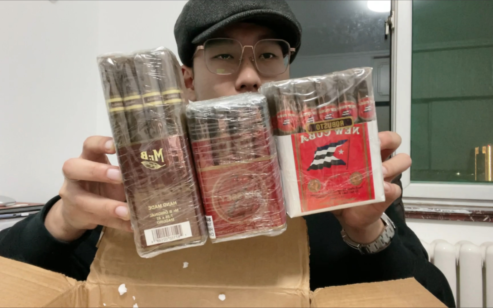 70cigars站买的雪茄到啦!!!收货快乐哔哩哔哩bilibili