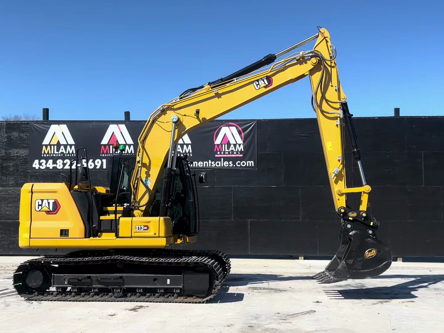 cat 313gc挖掘机操作展示