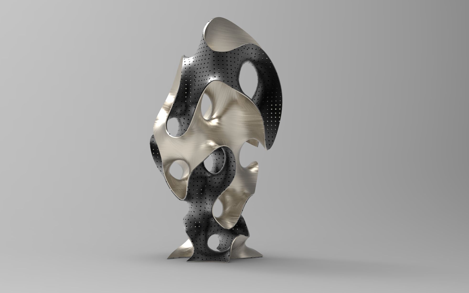 极小曲面雕塑ae动画