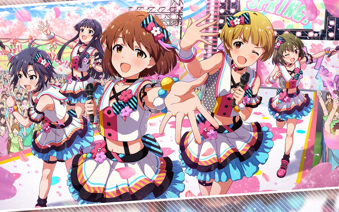 [カラオケ]春風満帆スターティング-萩原雪歩,菊地真,最上静香,永吉昴