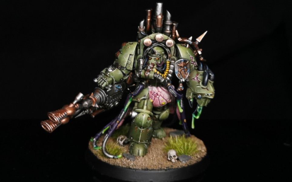 战锤40k死亡守卫纳垢剧毒领主涂装展示