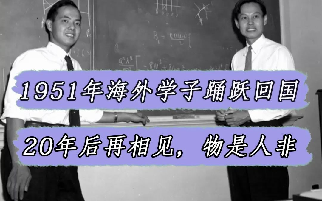 1951年李政道送巫宁坤回国,他选择观望,20年后再相见却物是人非哔哩哔哩bilibili