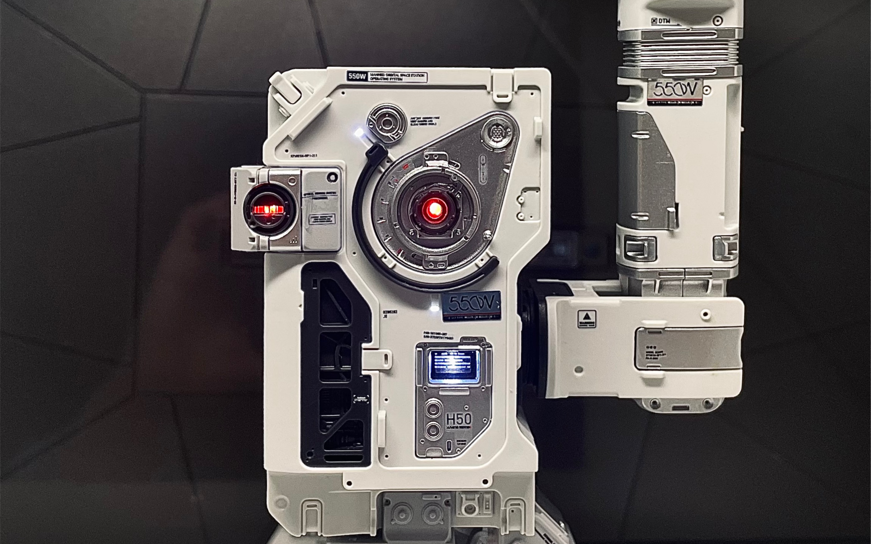 流浪地球moss智能量子计算机拼装版展示(4k)赛凡 星环重工