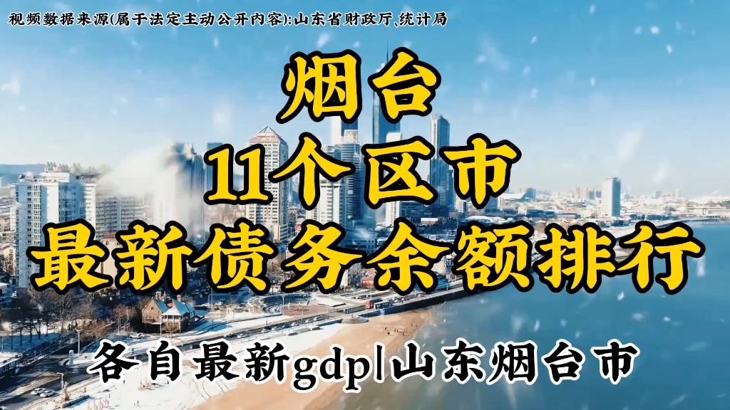 山东烟台市下辖11个区市最新债务余额排行以及各自gdp,发掘城市数据,洞察别样烟台哔哩哔哩bilibili