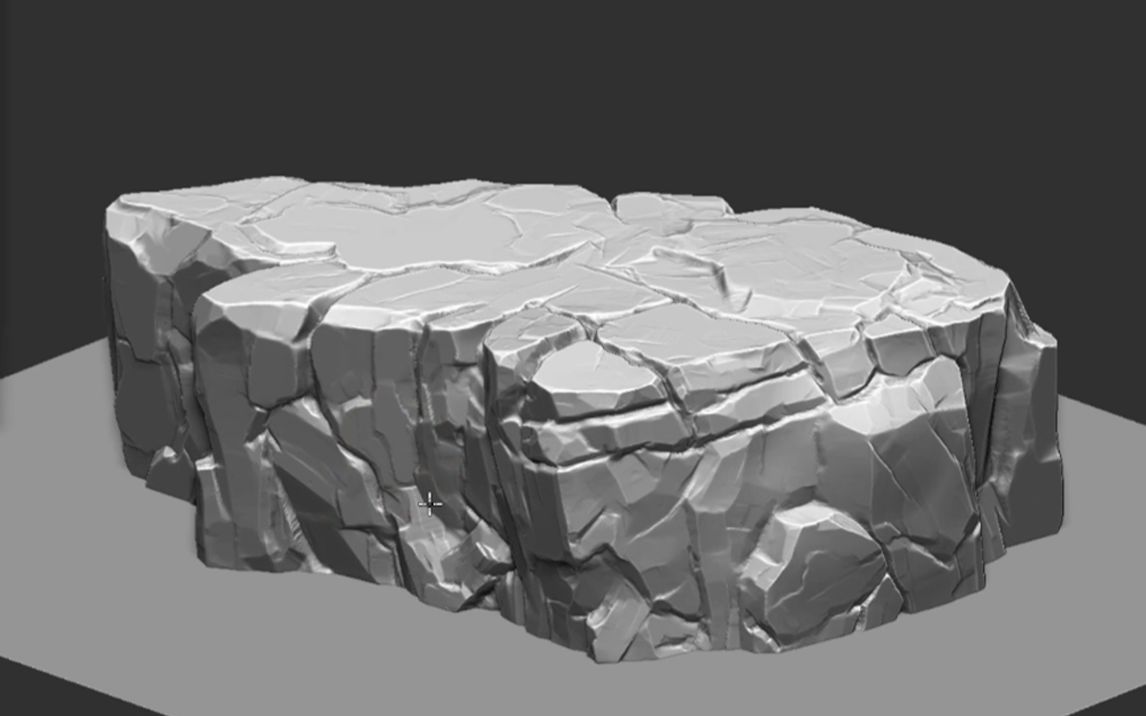 石头雕刻教学,zbrush技巧/zbrush新手教程