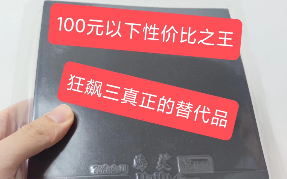 百元内乒乓球胶皮性价比之王,狂飙三真正的替代品.乒乓球器材胶皮测评哔哩哔哩bilibili