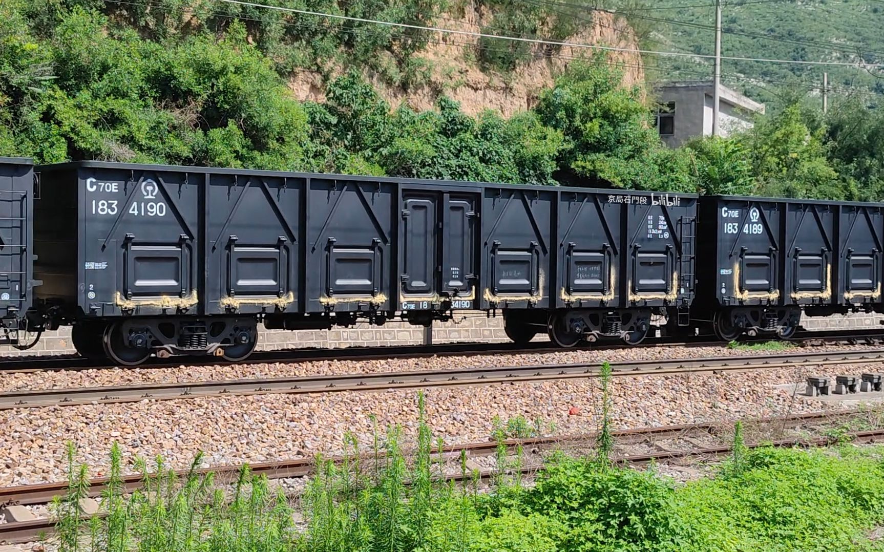 很多车迷都不喜欢全列纯敞车但这样的一列敞车你见过吗