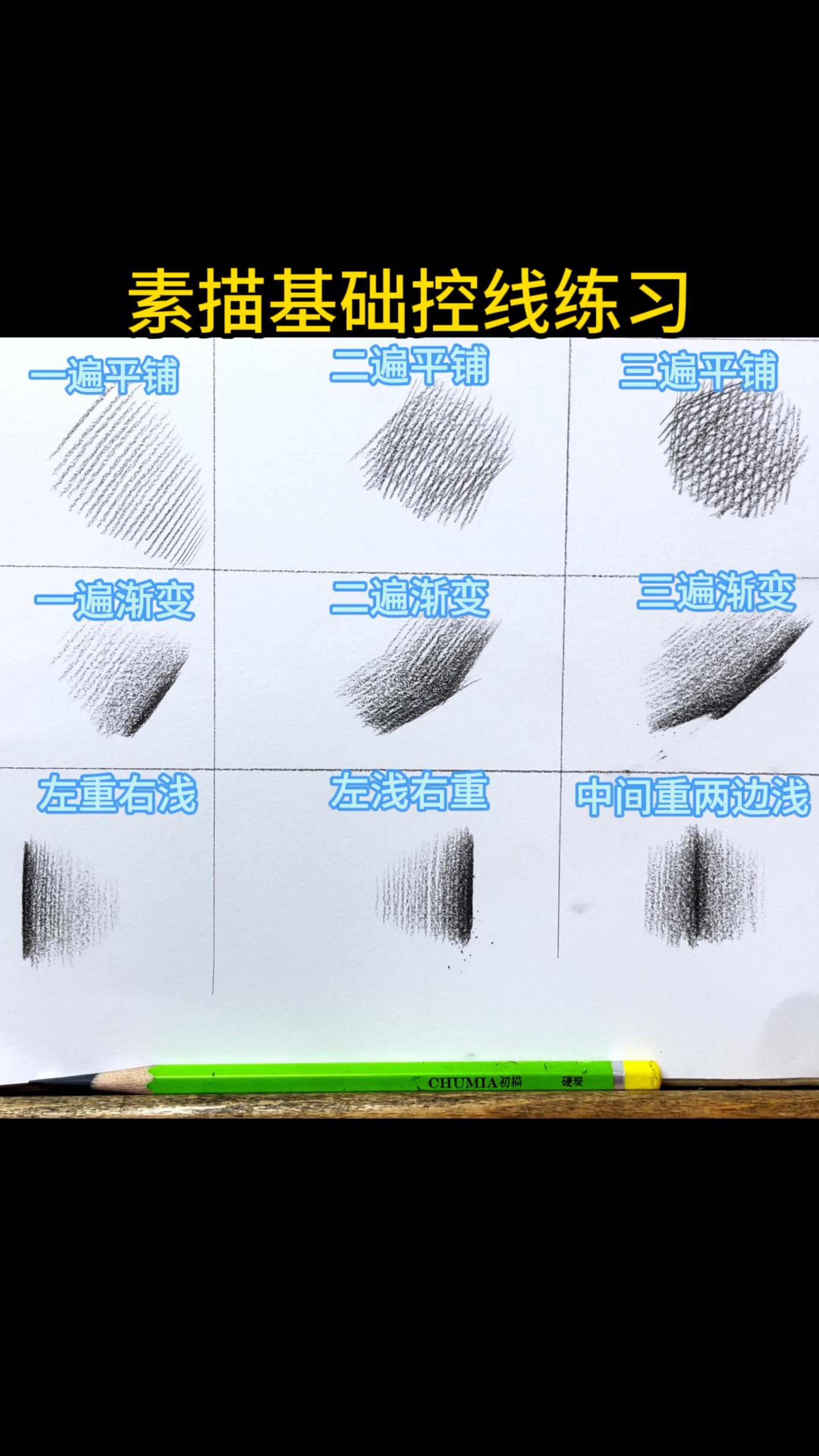 素描基础排线练习