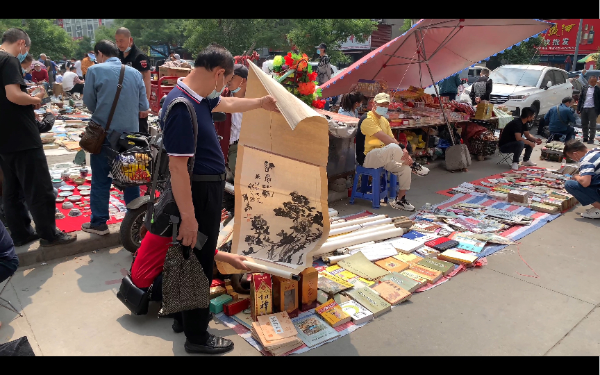 [图]书海漫游：西安八仙庵周日旧书市