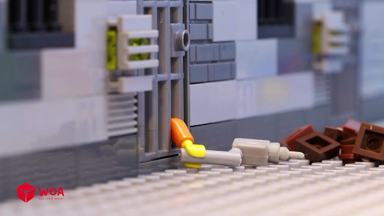 巨大厕所里的警察05 便便监狱93 乐高警察