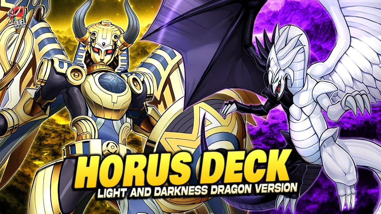 游戏王 光与暗之龙荷鲁斯卡组思路分享 Deck Horus Light and Darkness Dragon Version EDOPRO哔哩哔哩bilibili