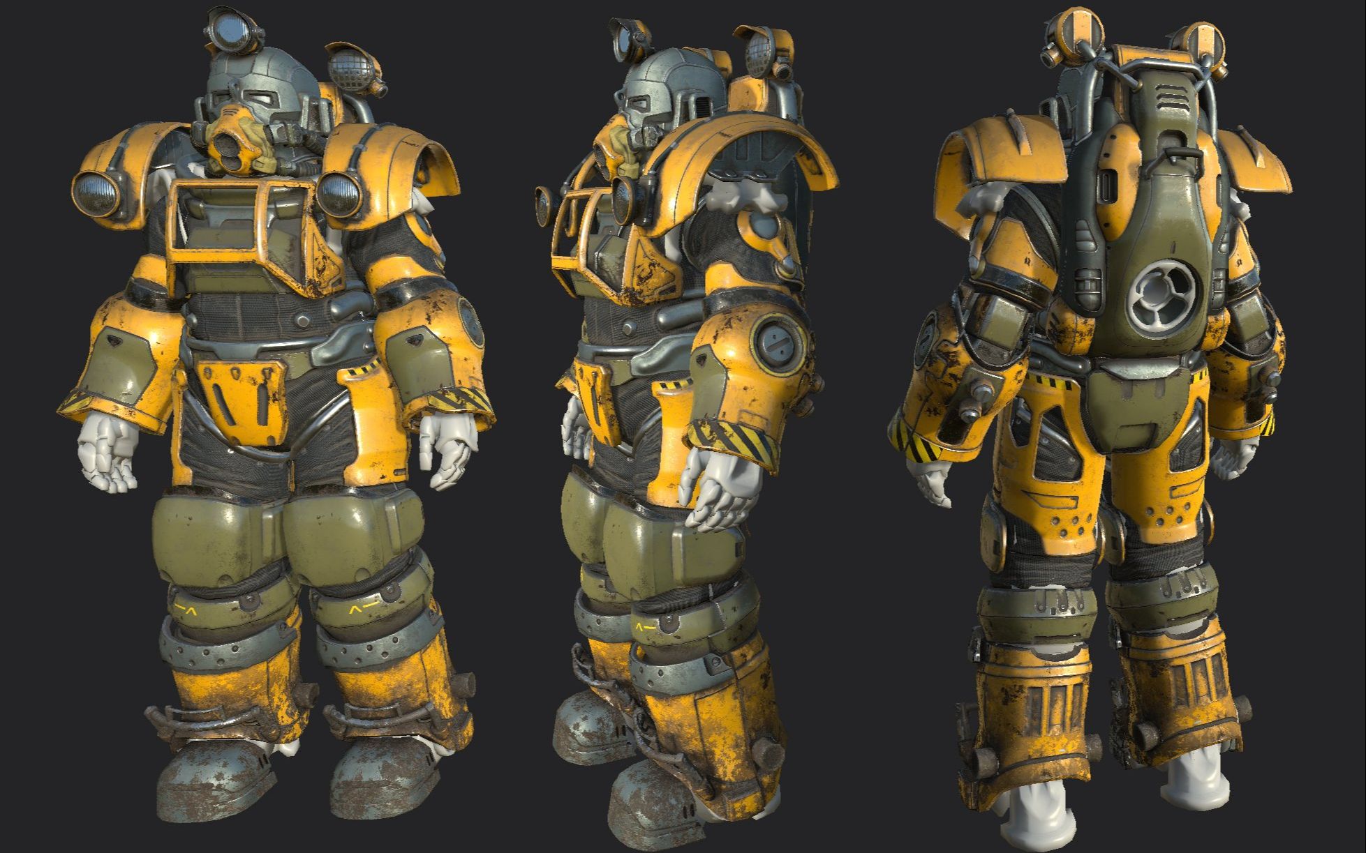 【辐射4】辐射76动力盔甲系列其一:挖掘者动力盔甲