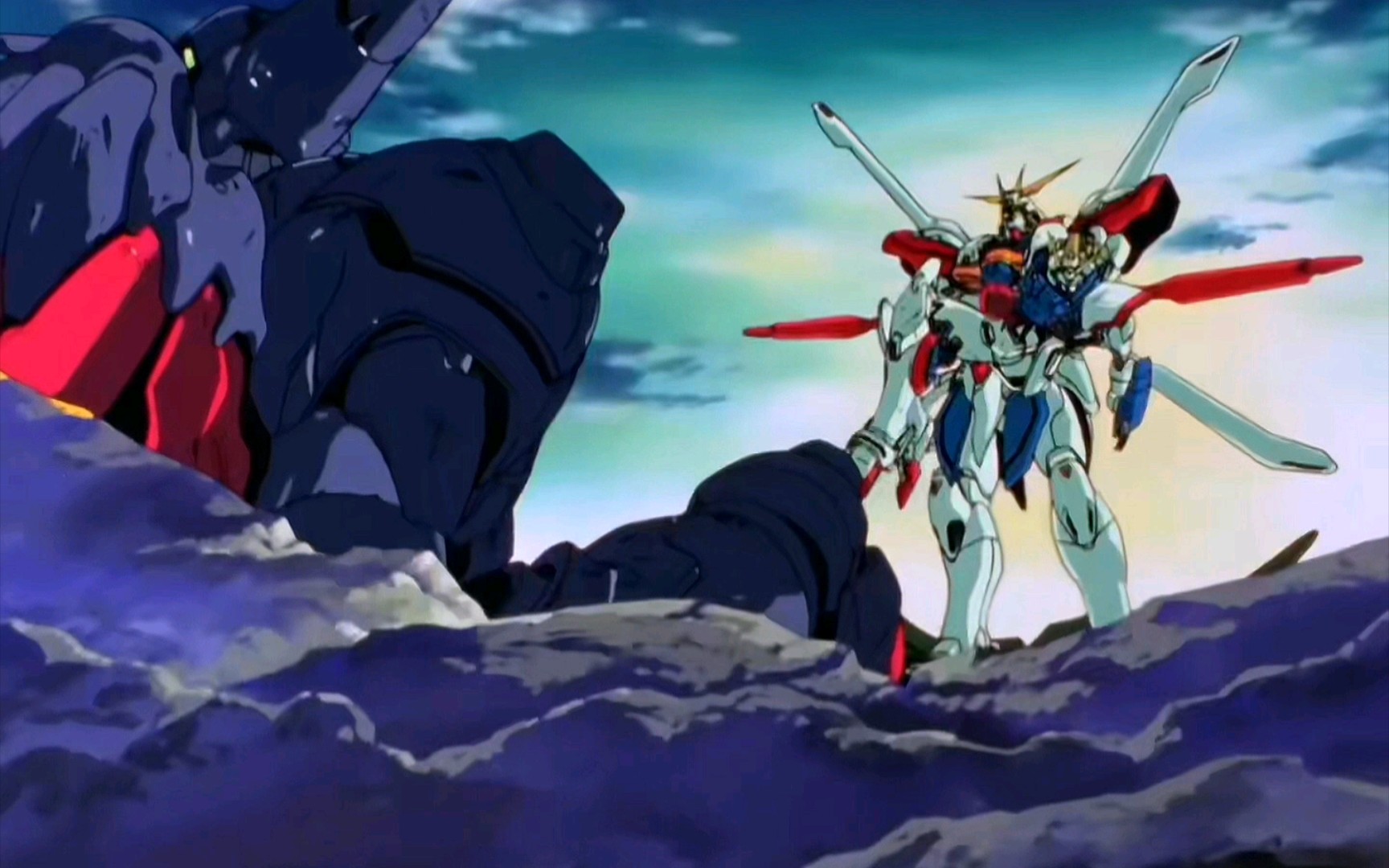 机动武斗传g高达第二十四集战斗下半部分