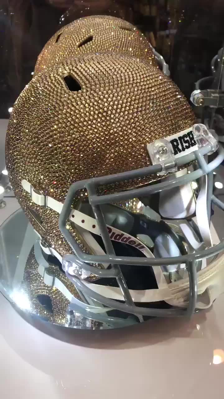 壕无人性,用钻石打造的头盔!_哔哩哔哩_bilibili