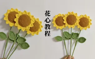 Video herunterladen: 向日葵花钩织教程——花心