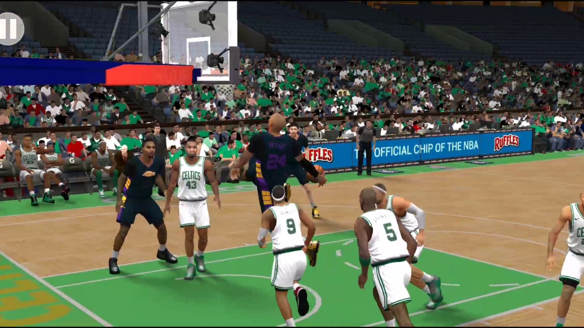 非常精彩的一场比赛!湖人科比大战凯尔特人绿衫军三巨头!