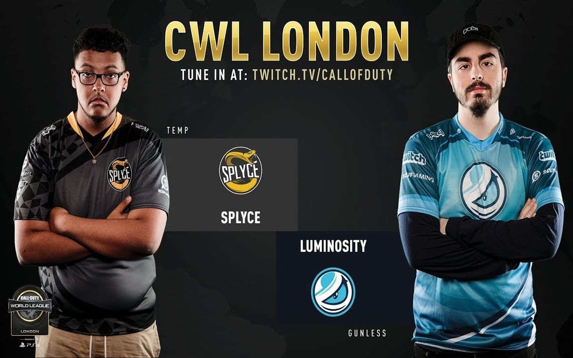 cwl使命召唤世界联赛2019伦敦职业赛首日splyce对决luminositygaming