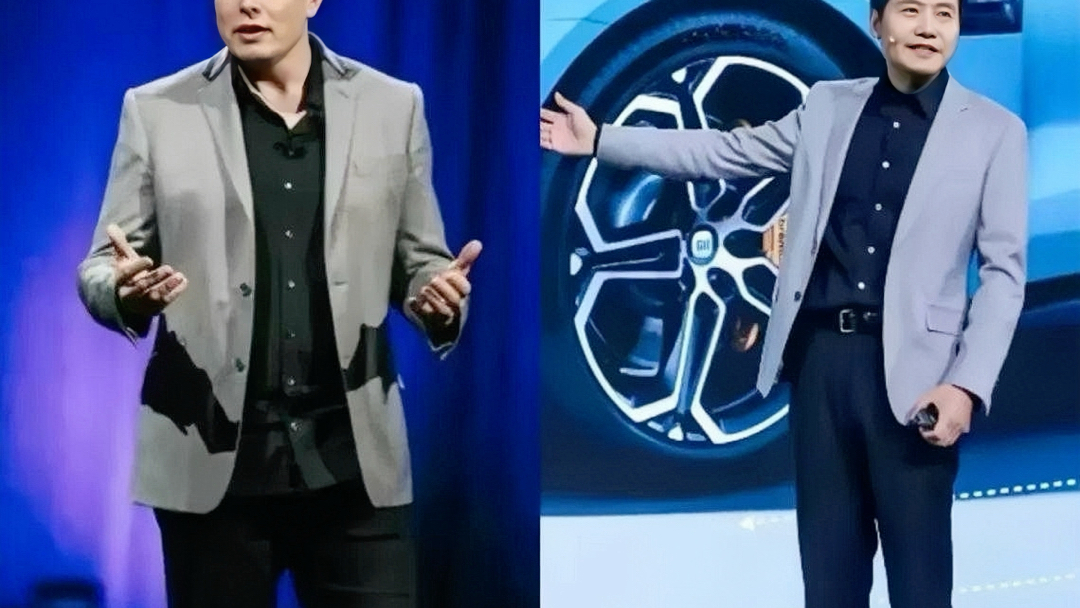 雷军的着装是十分用心的———做手机时模仿乔布斯,做汽车时对标