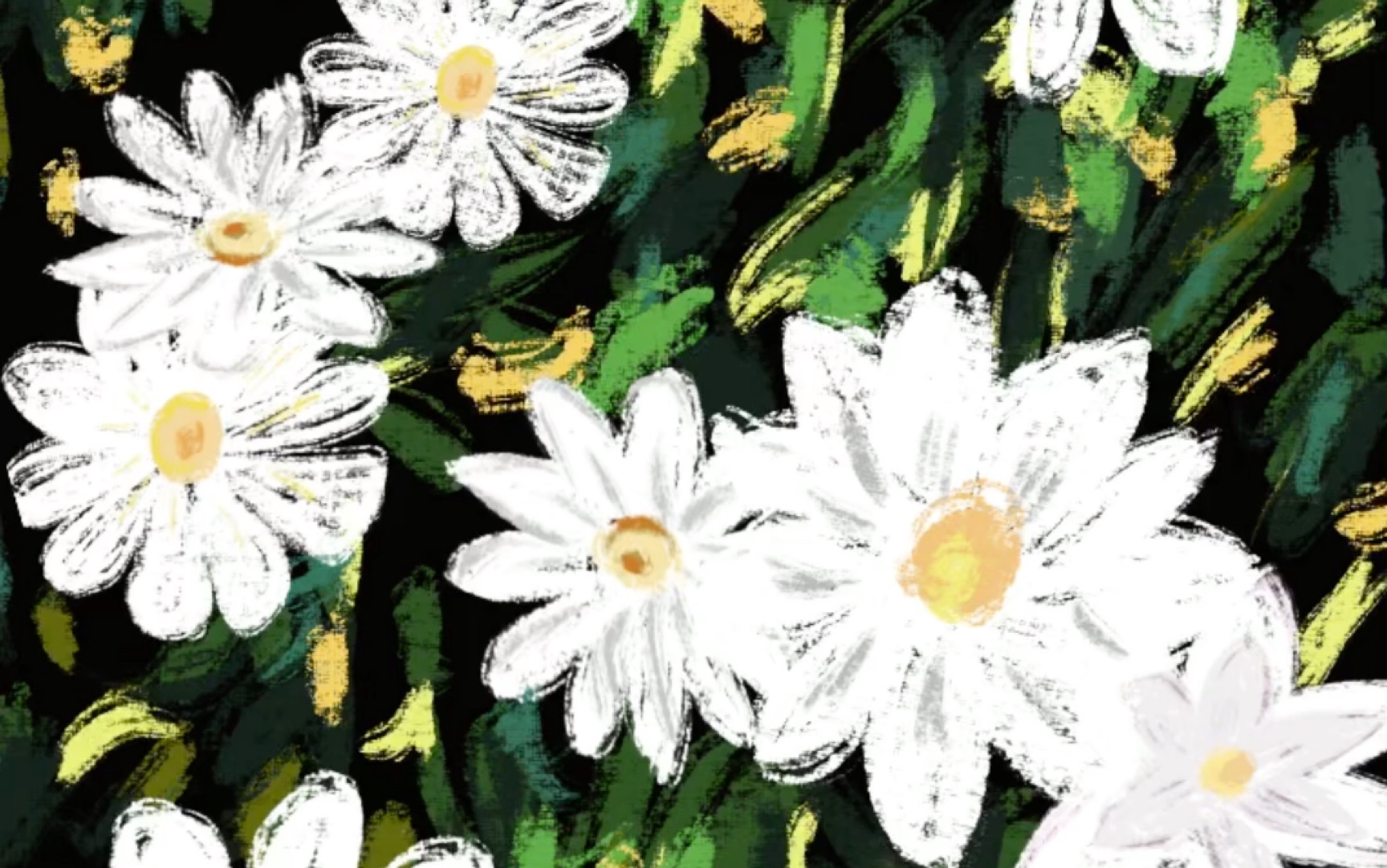 活动作品首次尝试用procreate代替油画棒