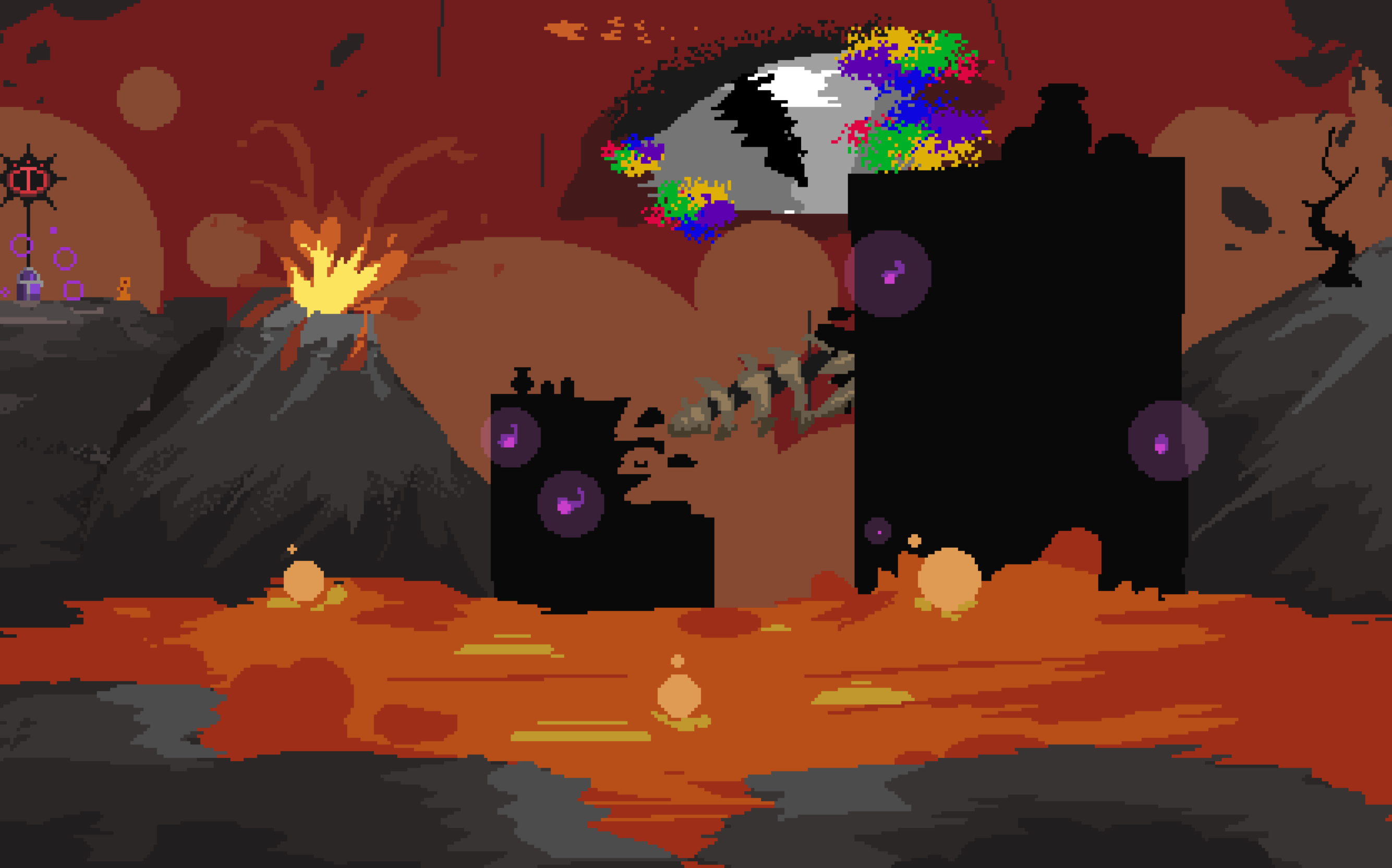 terraria〕生态群落主题绘画#3 :深入核心_哔哩哔哩_bilibili