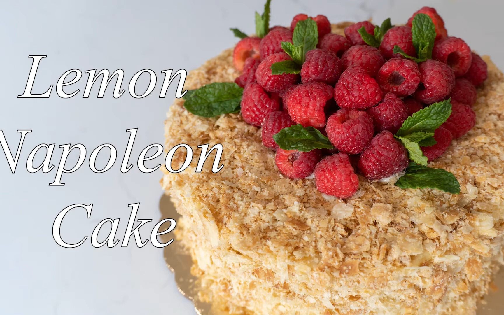 【cheshire bakery】柠檬拿破仑蛋糕制作教程winter christmas cake