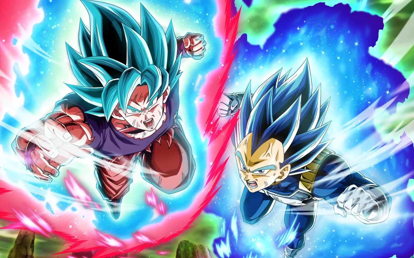 【龙珠z 爆裂大战】 超蓝悟空&贝吉塔 官方宣传片 1080p30