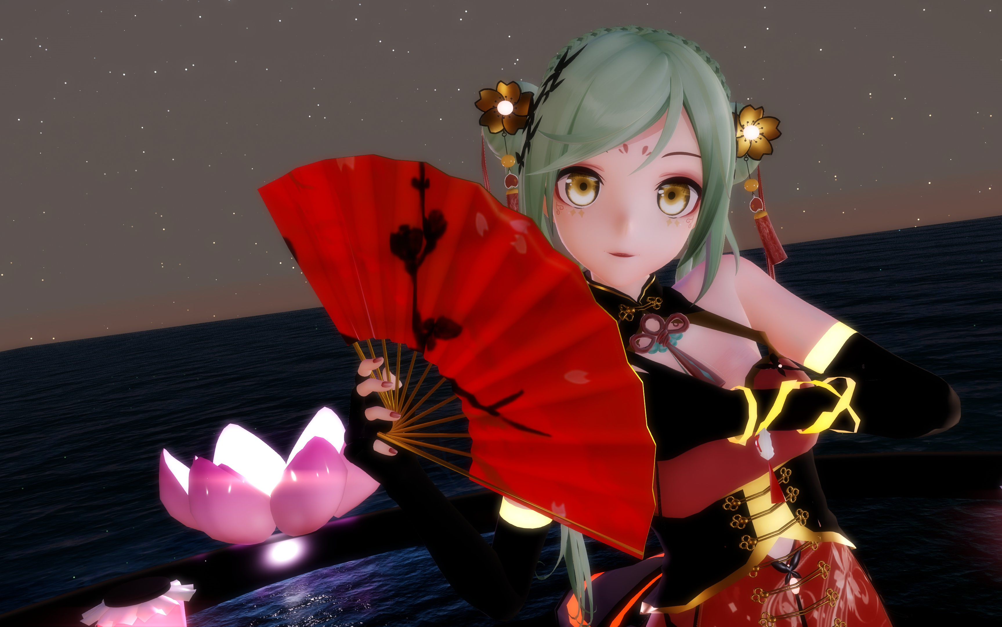 寄明月4k【旗袍初音mmd】