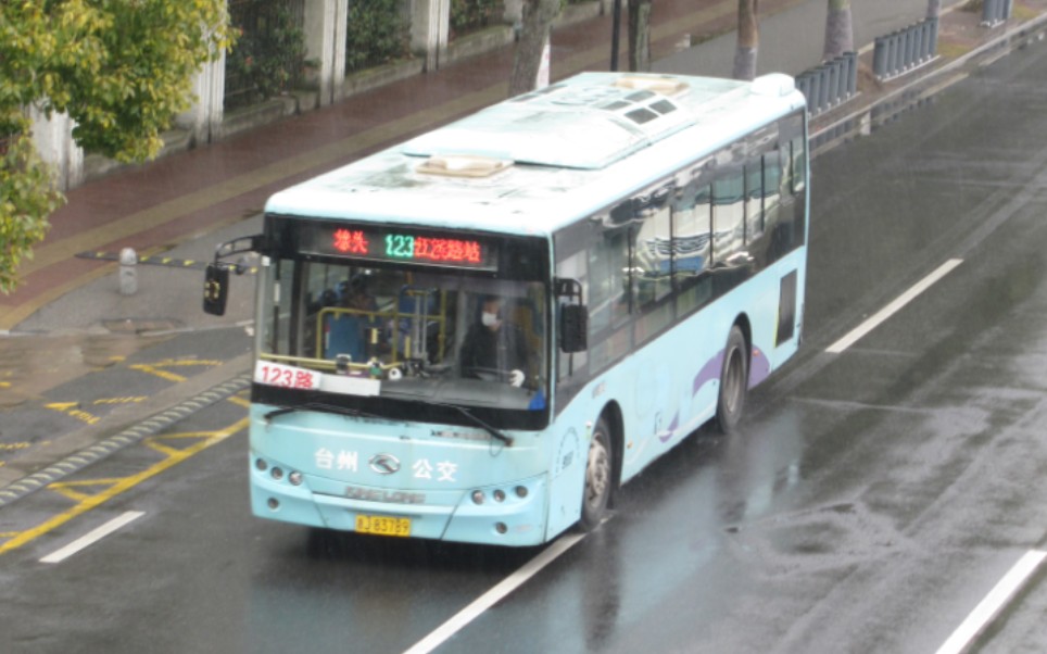 【台州公交】123路78900七号码头(轮渡码头)进出站