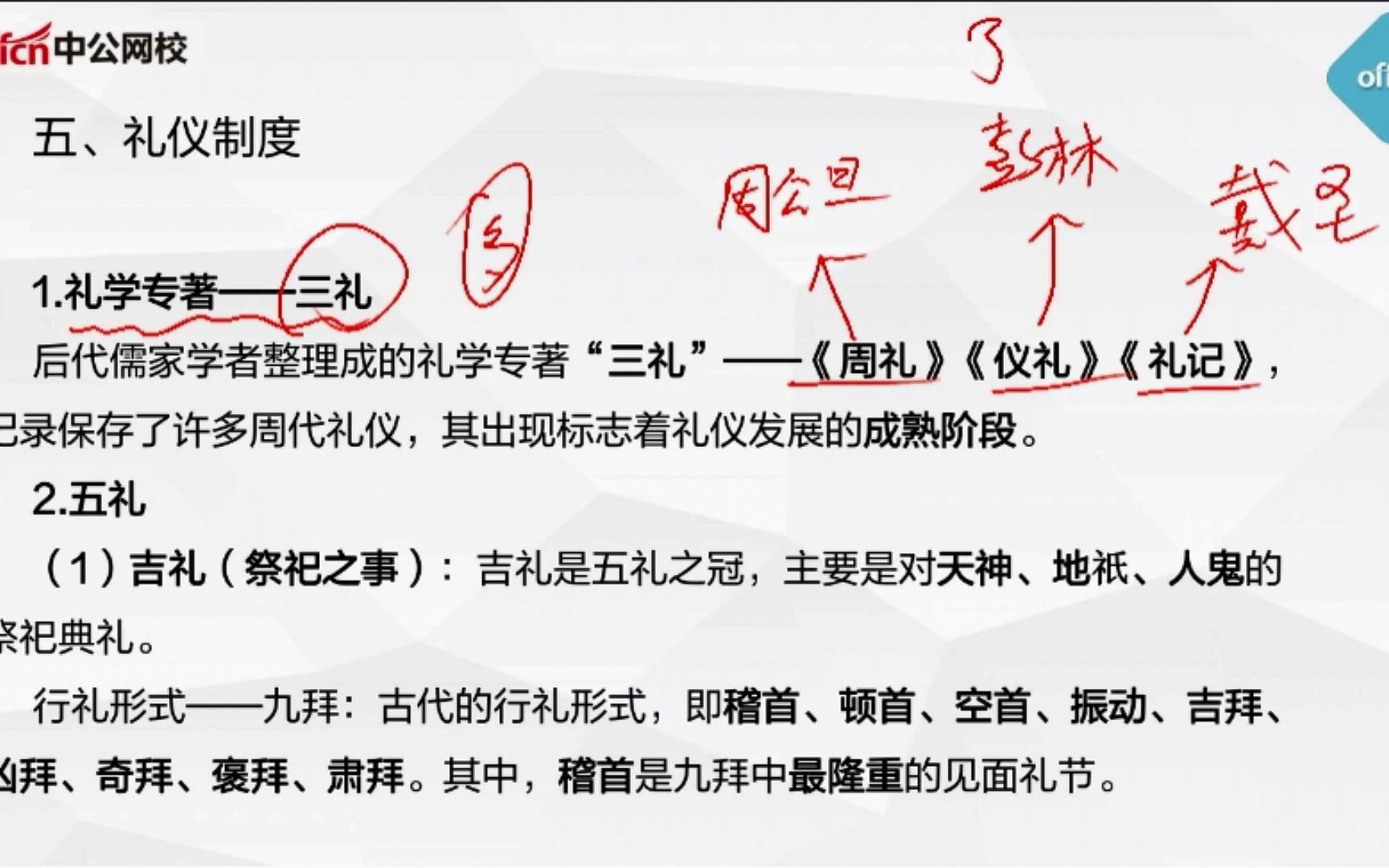 【行测常识】被称为礼仪之邦,我国古代礼仪是什么样的?你知道三礼都是什么吗哔哩哔哩bilibili