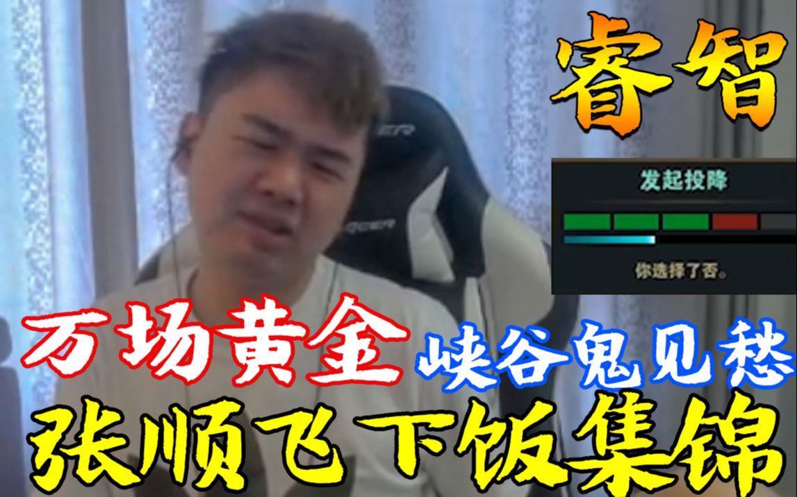 张顺飞教观众玩螳螂结果15分钟030还不投降折磨队友张顺飞下饭集锦