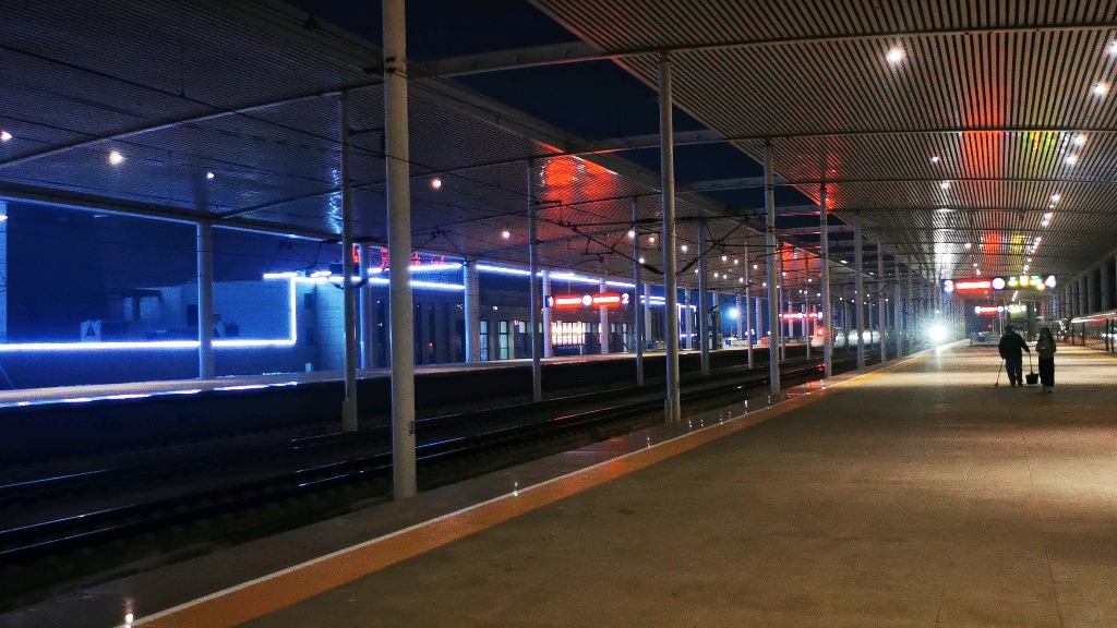 宿州火车站夜景图片