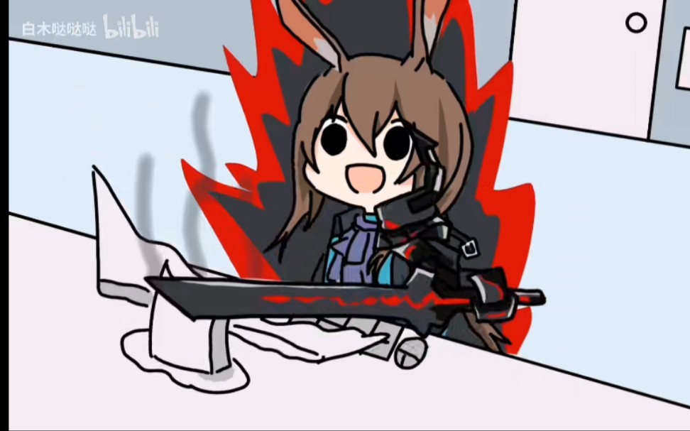 wd-8:当一个刀客塔被追猎者第二阶段的攻击打到自