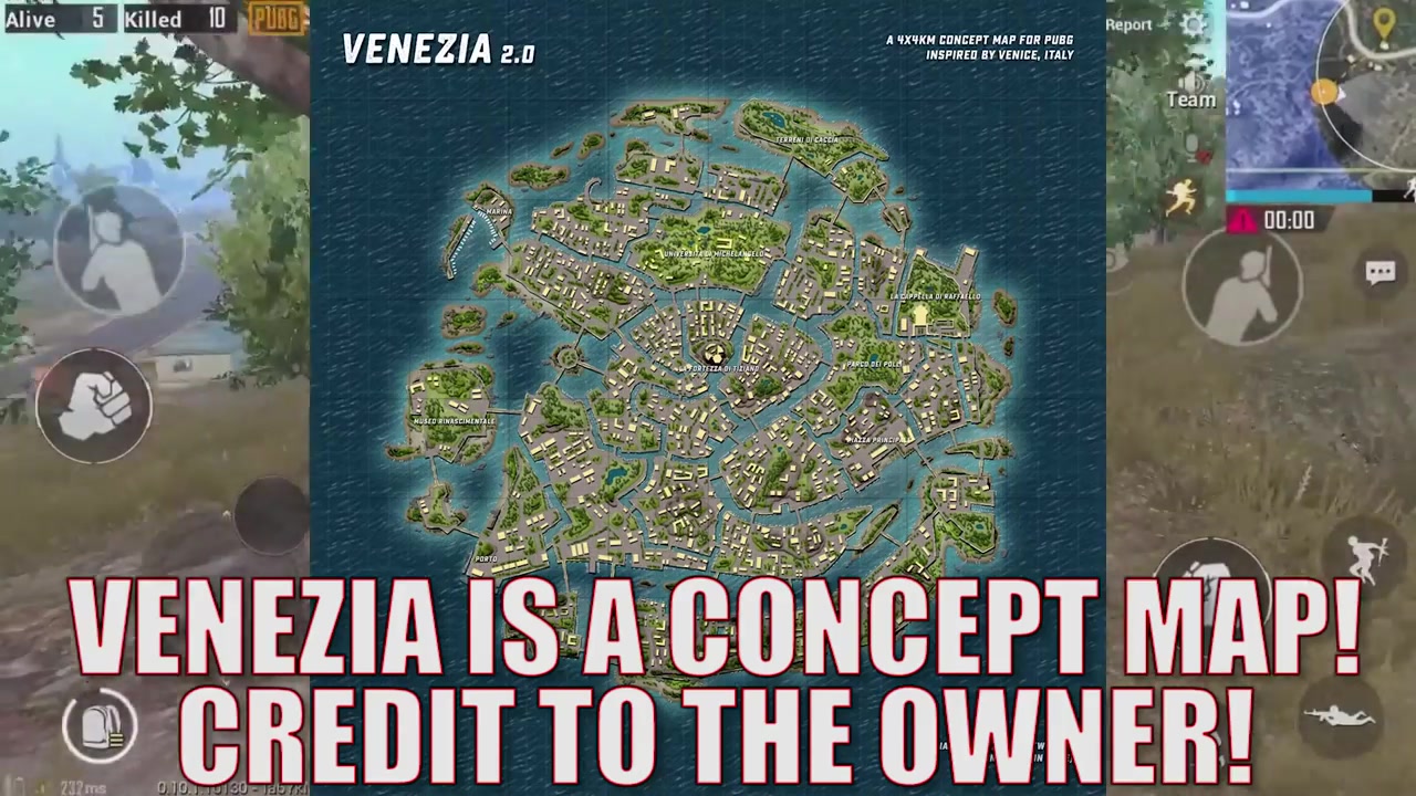 绝地求生-pubg mobile new venezia地图更新2019!