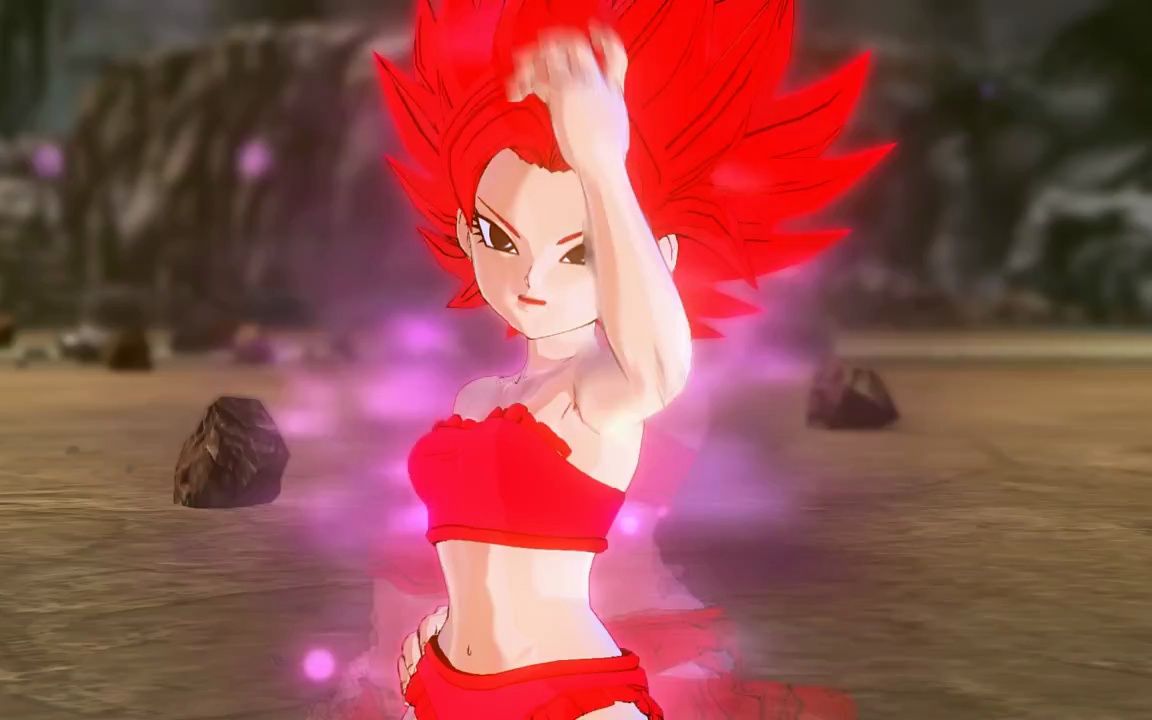 龙珠超宇宙2mod 卡莉芙拉(烈焰红比基尼)vs比迪丽(烈焰红比基尼)