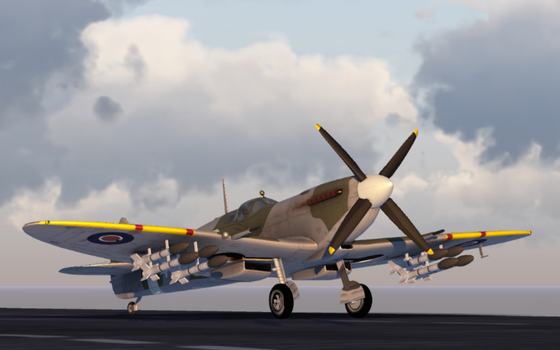 【空战联盟】1941-1945太平洋战争空战游玩录屏 英国海军喷火式真的很