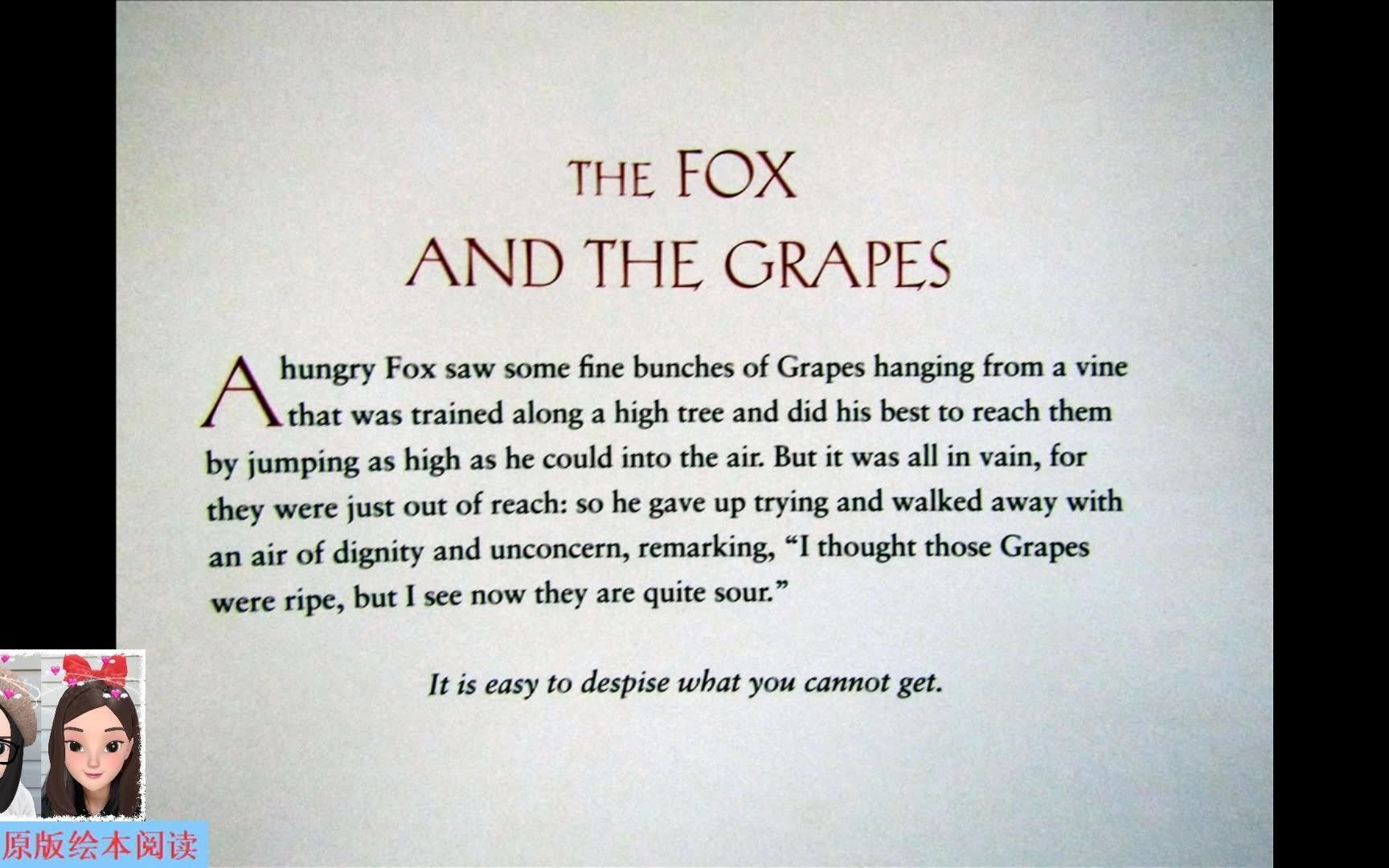 【英文绘本阅读】Aesop's Fables: the fox and the grapes by Charles Santore 伊索寓言: 狐狸和葡萄哔哩哔哩bilibili