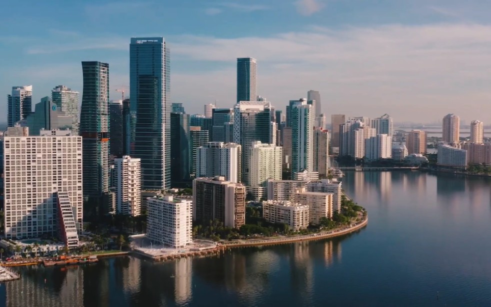 [无人机航拍]迈阿密天际线 4k