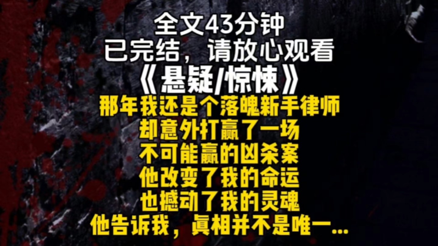 那年我还是个落魄新手律师却意外打赢了一场不可能赢的凶杀案他改变了我的命运也撼动了我的灵魂他告诉我,真相并不是唯一...哔哩哔哩bilibili